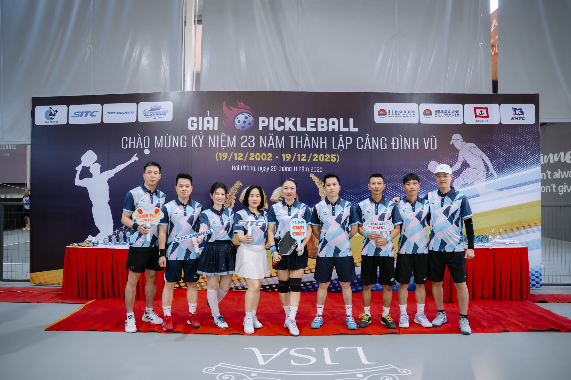 Các VĐV Công ty TNHH Tiếp vận SITC-Đình Vũ